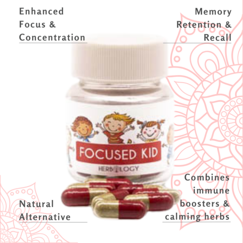 Herbology Focus Kid Caps: Natural Solution for Cognitive Support