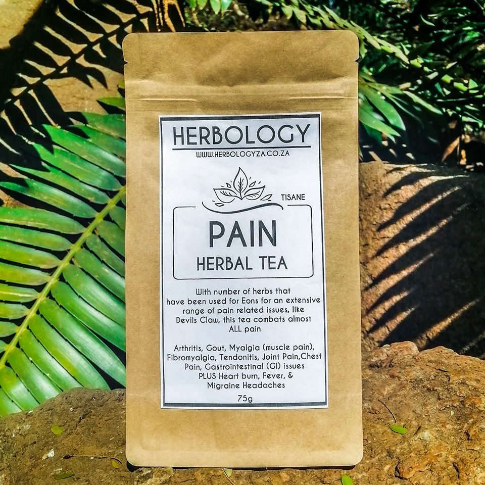 Herbology Pain Herbal Tea for effective non addictive pain relief