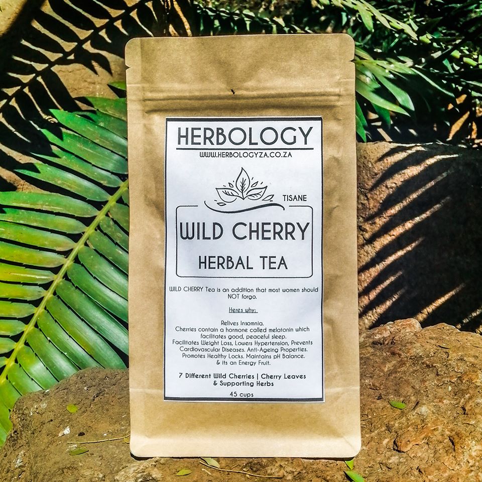 Wild Cherry Herbal Tea facilitates weightloss HERBOLOGY