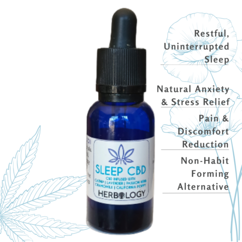 Herbology SLEEP CBD Oil: Sleep Aid for Deep, Restorative Rest