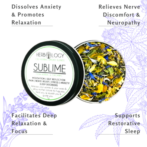 Herbology SUBLIME CBD Blend: Inner Peace & Nerve Support