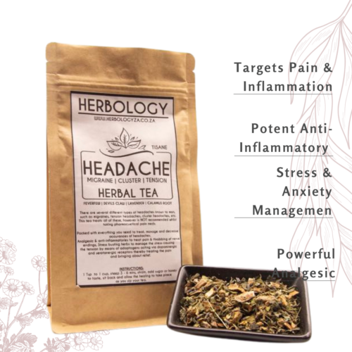 Herbology Headache Tea: For Clusters, Tension & Migraines